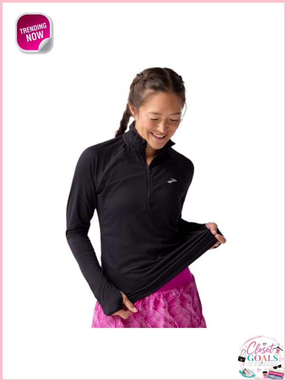 Dash 1/2 Zip 3.0 Running Top Long Sleeve Semi-Fitted Recycled Polyester